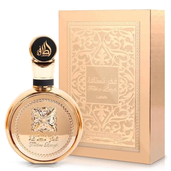 ✨ Fakhar Gold Lattafa Eau de Parfum 100ml – Perfume Árabe Unisex con Pomelo, Tuberosa y Cuero Ambarado