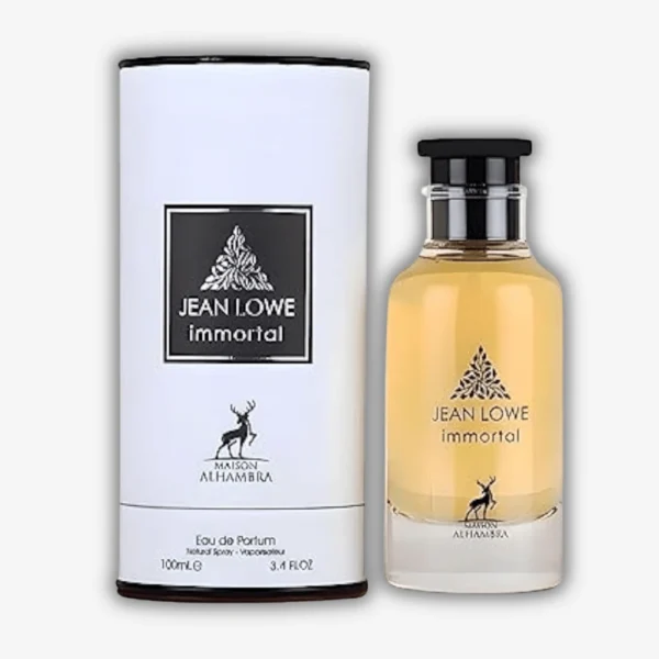 ⚔️ Jean Lowe Immortal Maison Alhambra Eau de Parfum 100ml – Perfume Árabe Masculino con Jengibre, Notas Acuáticas y Ámbar Gris