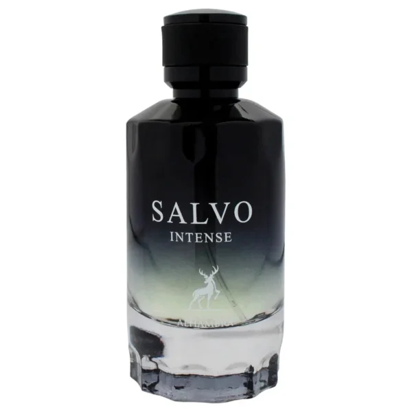 🔥 Salvo Intense Maison Alhambra Eau de Parfum 100ml – Perfume Árabe Masculino con Bergamota, Lavanda y Ámbar Amaderado