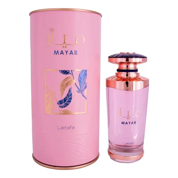 🌸 Mayar Lattafa Eau de Parfum 100ml – Perfume Árabe Femenino con Frambuesa, Lichi y Vainilla Floral