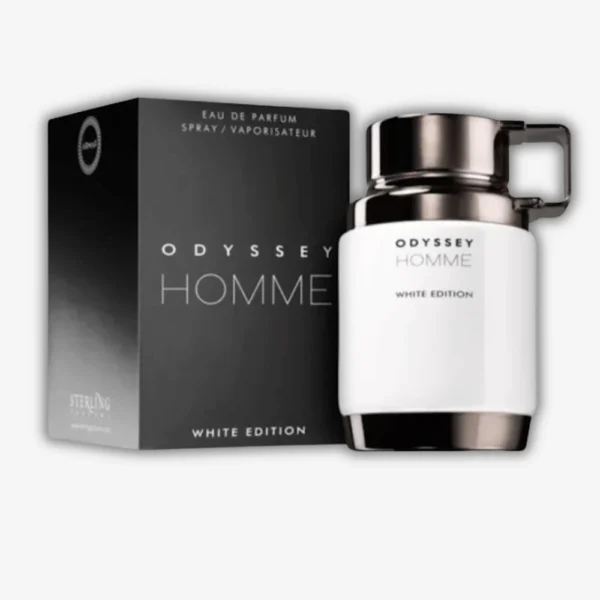 ❄️ Odyssey Homme White Edition Armaf Eau de Parfum 100ml – Perfume Árabe Masculino con Yuzu, Notas Marinas y Maderas Ambarinas