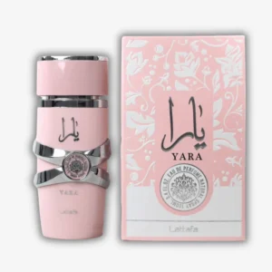 🌸 Yara Rosa Lattafa Eau de Parfum 100ml – Perfume Árabe Femenino con Orquídea, Frutas Tropicales y Vainilla Amaderada