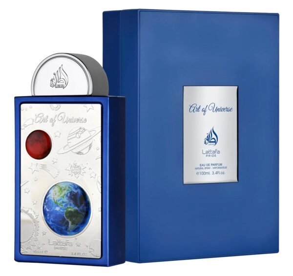 🌌 Art of Universe Lattafa Eau de Parfum 100ml – Perfume Árabe Unisex con Mandarina, Pera y Cedro Amaderado