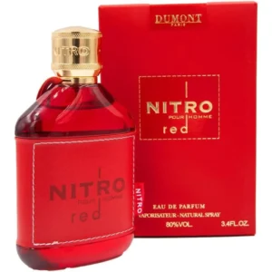 🔥 Dumont Paris Nitro Red Pour Homme Eau de Parfum 100ml – Perfume Árabe Masculino con Manzana, Sandía y Ámbar Amaderado